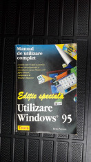 Editie speciala utilizare windows 95 MANUAL DE UTILIZARE foto