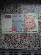 1000 lire 1990 foto