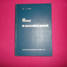 Manual de electrochimie generala I.A.Atanasiu