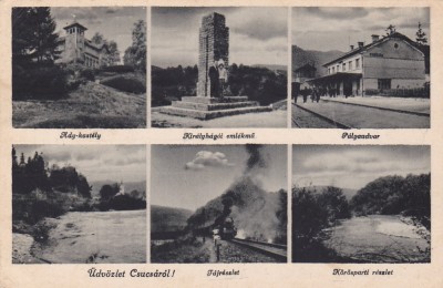 CIUCEA GARA , MOZAIC,CIRCULATA 1921,ROMANIA. foto