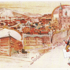 Piatra Neamt - 4 carti postale moderne-cercul de cartofilie