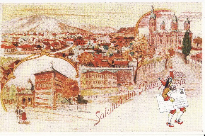 Piatra Neamt - 4 carti postale moderne-cercul de cartofilie