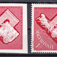 Ungaria 1963 posta MI 1942A+B dant.+ nedant. MNH w47