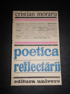 Cristian Moraru - Poetica reflectarii foto