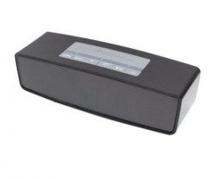 Boxa portabila cu bluetooth, fm, micro sd si usb, de culoare negru foto