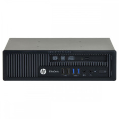 HP Elitedesk 800 G1 Intel Core i5-4570S 2.90 GHz 4 GB DDR 3 SODIMM 320 GB HDD DVD-RW USDT Windows 10 Home MAR foto