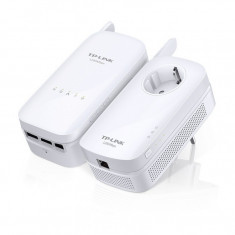 Powerline TP-Link WPA8630 , Gigabit , 1200 Mbps , 802.11 a/b/g/b/ac , Alb foto