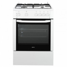 Aragaz Beko CSG62110DW, 4 arzatoare, rotisor, grill, alb foto