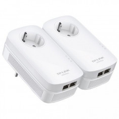 Powerline Kit TP-Link PA9020 , 10/100/1000 Mbps , 2000 Mbps , 128 Bit AES , Alb foto