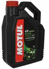 Ulei motor scuter motocicleta Motul 5100 4T 10W40 Semisintetic 4L foto