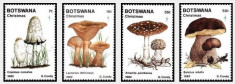 Botswana 1982 - Craciun - ciuperci, serie neuzata foto