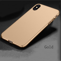 Husa iPhone X Slim Mata Gold foto