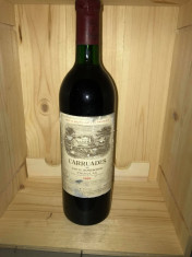 Vin de colectie Carruades de Lafite Rothschild Pauillac 1988 foto