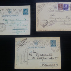 Lot 3 carti postale/ anii 1940