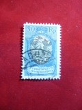 Serie Liechtenstein 1925 -1 val. stampilata - Uzuale - Munti