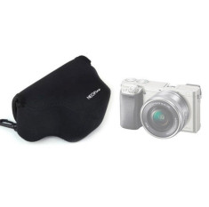 Husa neopren Neopine camera foto Sony Alpha A6000 cu obiectiv 16-50mm foto