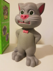 Talking Tom Pisica care canta repeta dupa tine, toarce, se vaita, vorbeste foto