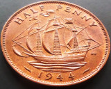 Moneda Half Penny - Marea Britanie/ ANGLIA, anul 1944 *cod 3578 = UNC!, Europa