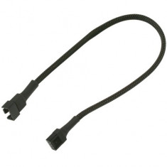 Cablu prelungitor PWM Nanoxia 4 pini, 30 cm, negru foto