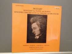 Mozart - Concert for Flute &amp;amp; Harp (1976/Sastruphon/RFG) - VINIL/Impecabil (NM) foto