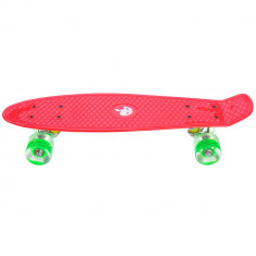 Penny board, Mad Abec-7, roti luminoase Red foto