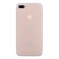 Carcasa protectie spate din gel TPU pentru iPhone 7 Plus, transparenta foto