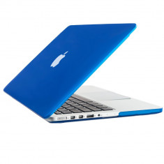 Carcasa protectie slim din plastic pentru MacBook Pro Retina 13.3&amp;quot;, albastru inchis foto