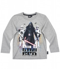 Bluza cu maneca lunga STar Wars gri deschis foto