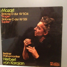 Mozart - Symphony: KV504 & 551 -H.V.Karajan (1972/EMI/RFG) - VINIL/Impecabil(NM)