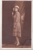Bnk foto - Portret de femeie - Foto Ed Bucovsky Bucuresti, Romania 1900 - 1950, Sepia, Portrete
