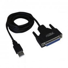 Adaptor USB la Port Paralel approx! APPC26 Plug &amp;amp; Play Windows/Linux/Mac OS foto