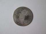 Austro-Ungaria/Boemia 20 Kreuzer 1869 argint