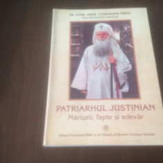 PR. CONSTANTIN PARVU, PATRIARHUL JUSTINIAN. MARTURII, FAPTE, ADEVAR