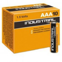 Baterii Alcaline DURACELL Industrial DURINDLR3C10 LR03 AAA 1.5V (10 pcs) foto