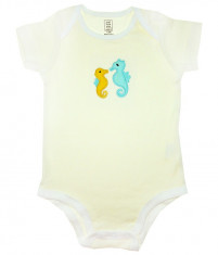 Body Carters cu maneca scurta cu model caluti de mare BD237 foto