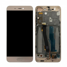 Ansamblu display touchscreen rama Xiaomi Mi5 gold swap foto