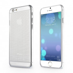 Carcasa protectie spate tip mesh din gel TPU pentru iPhone 6 Plus / 6S Plus 5.5&amp;quot;, transparenta foto