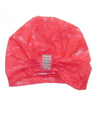 Turban corai din dantela COD TUR6 foto