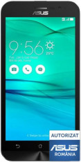 Telefon Mobil Asus Zenfone Go ZB500KG, Procesor Quad-Core 1.2GHz, Capacitive touchscreen 5&amp;amp;quot;, 1GB RAM, 8GB Flash, 8MP, 3G, Wi-Fi, Dual Sim, A foto