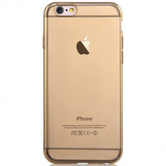 Carcasa protectie spate subtire DEVIA din gel TPU pentru iPhone 6 Plus / 6S Plus 5.5 inch, gold foto