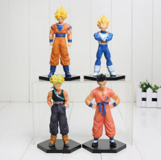 Set figurina Dragon Ball Z Super Goku Gohan Vegeta Trunks 15 cm foto