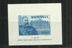 ROMANIA 1945 - FUNDATIA CAROL I, COLITA, MNH - LP167 foto