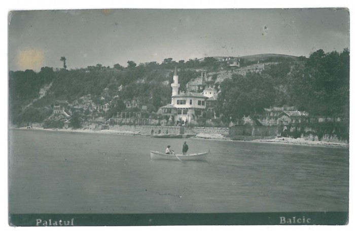 953 - BALCIC, Dobrogea, Royal Palace - old postcard, real PHOTO - used