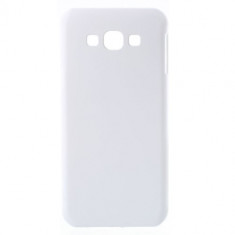 Carcasa protectie spate din plastic cauciucat pentru Samsung Galaxy A8 SM-A800F, alba foto