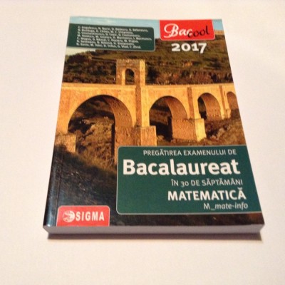 PREGATIREA EXAMENULUI DE BACALAUREAT IN 30 DE SAPTAMANI,RF10/2 foto
