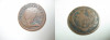 5200-Moneda bronz veche Austria-1/2 kreutzer 1781-B-2cm.