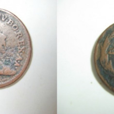 5200-Moneda bronz veche Austria-1/2 kreutzer 1781-B-2cm.