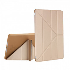 Husa flip cover activa multi pliabila pentru iPad Air 1 A1474 / A1475 / A1476, auriu foto