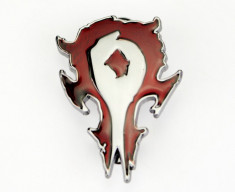 Pin brosa insigna de colectie wow world of Warcraft Horde foto