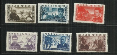 ROMANIA 1945 - APARAREA PATRIOTICA, MNH - LP 168 foto